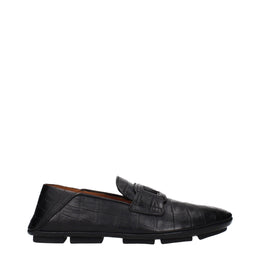 Dolce & Gabbana Schwarze Leder Loafer zum Hineinschlüpfen